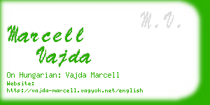 marcell vajda business card